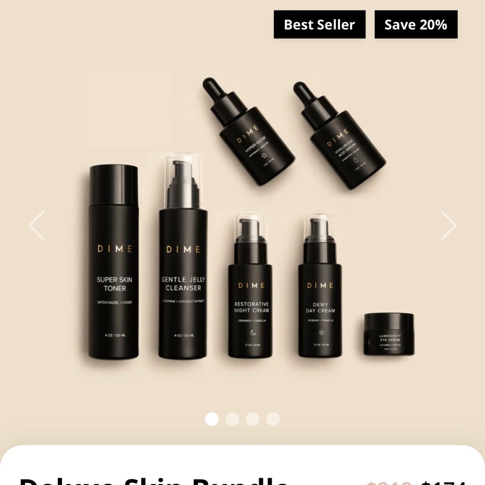 New Dime skin care system